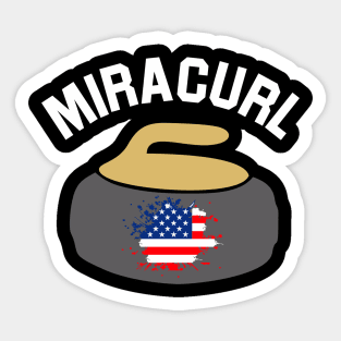 usa curling team Sticker